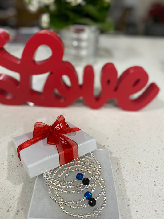 Gold pearl charm bracelet classic layering bracelet gift idea for her