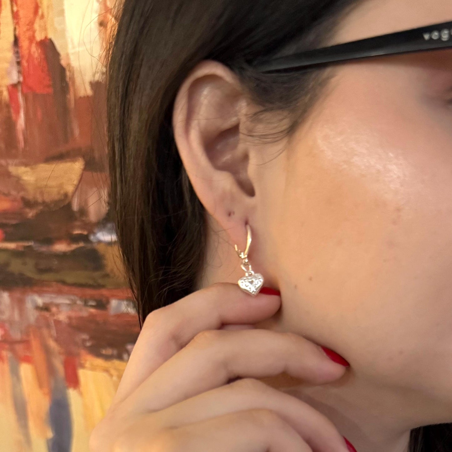 Black Crystal Silver Jewelry Set Necklace Bracelet and Earrings Gift for Her