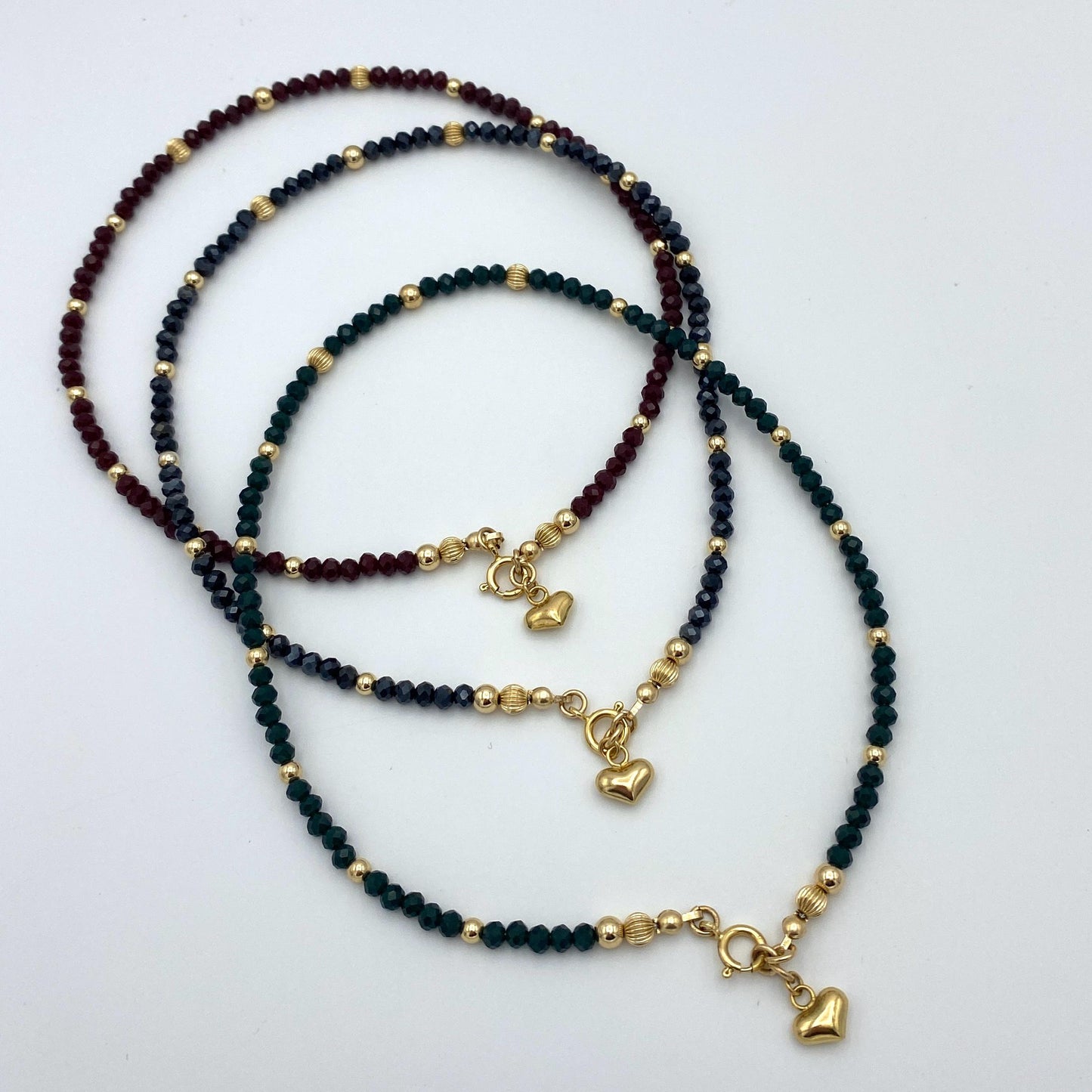 Crystal Gold Filled Necklace Elegant Gold Jewelry Gift for Her