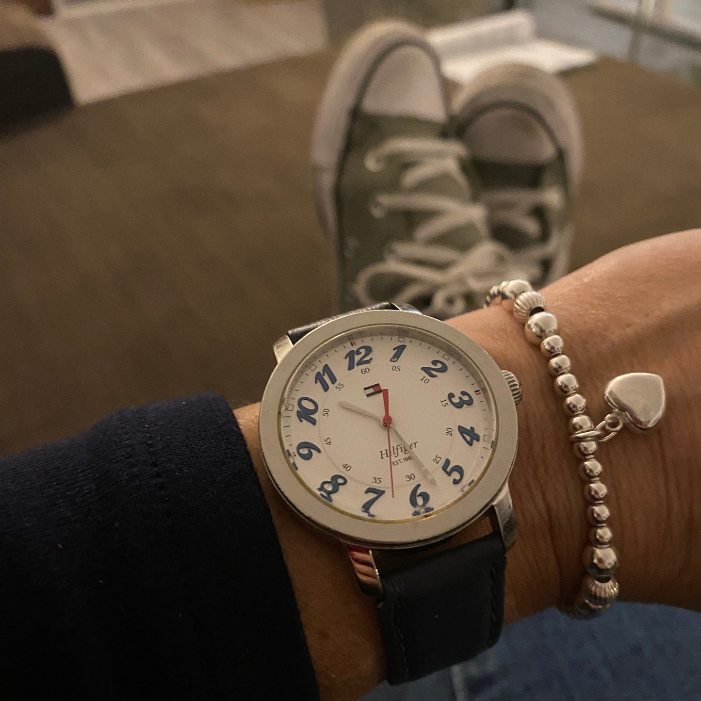 Sterling silver charm 5mm bead bracelet women optional personalized heart charm jewelry gift