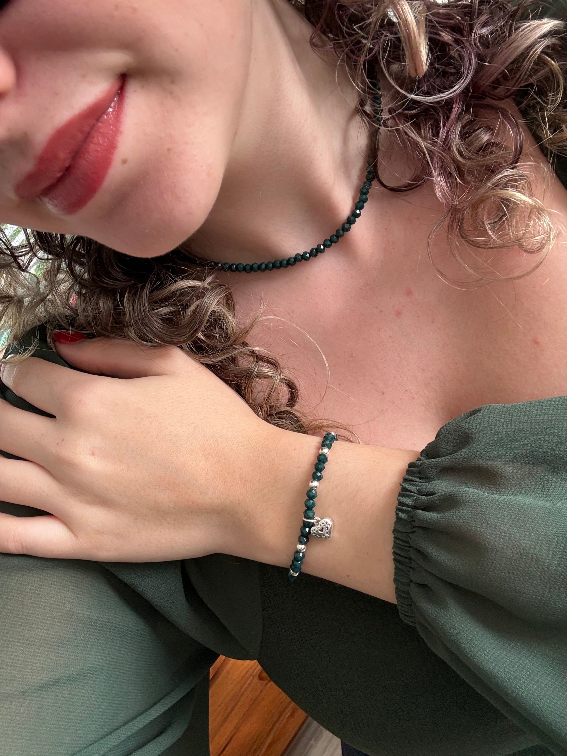 Crystal Beaded Choker Necklace for Women | Multiple Colors