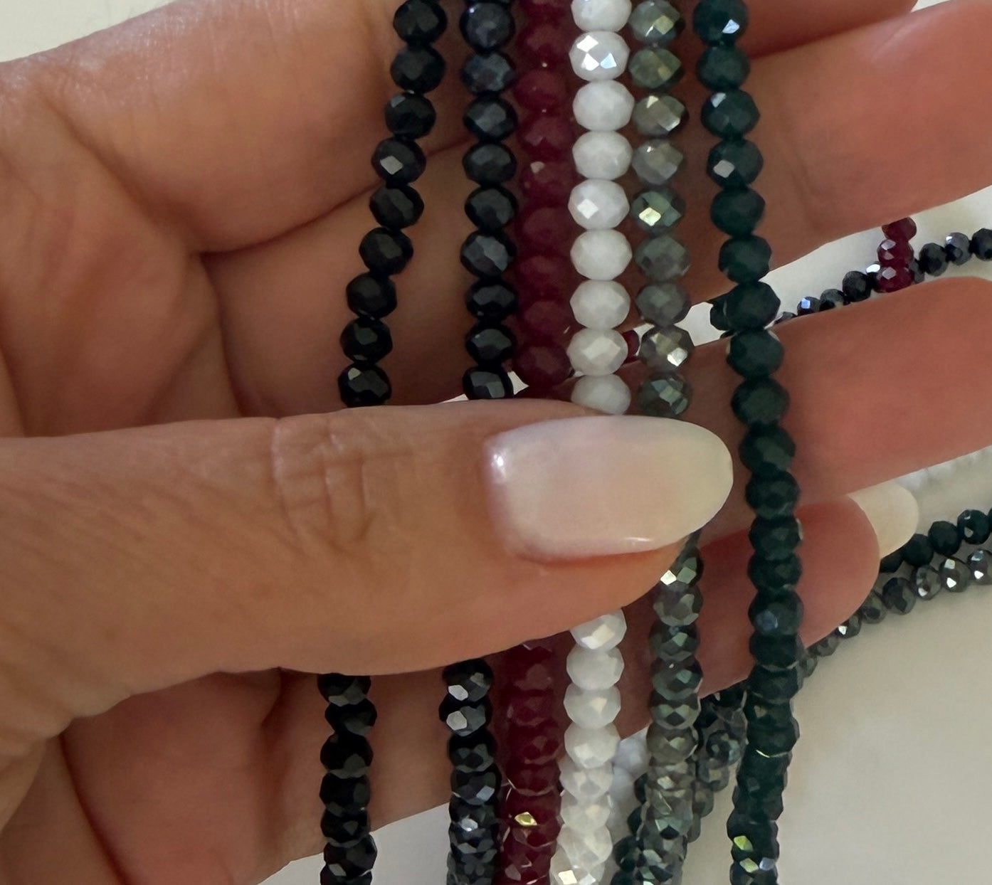 Crystal Beaded Choker Necklace for Women | Multiple Colors