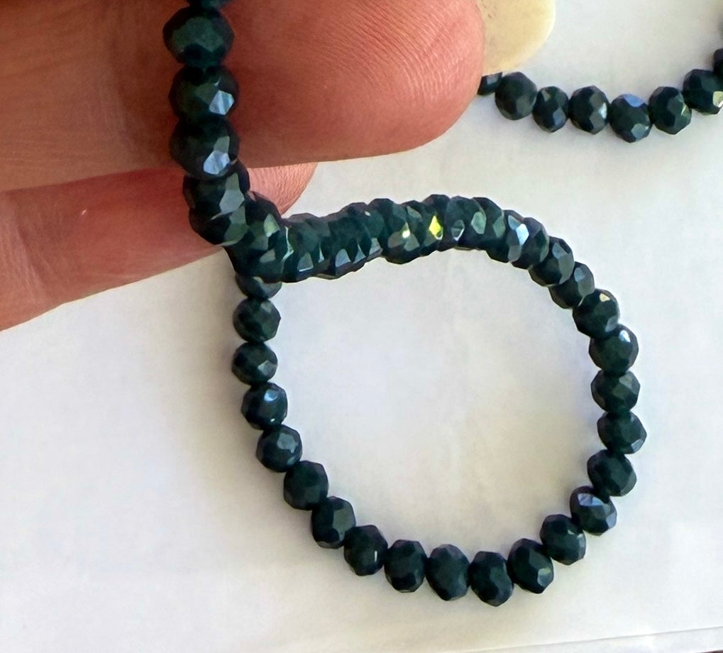 Long Necklace Crystal with Freshwater Pearls