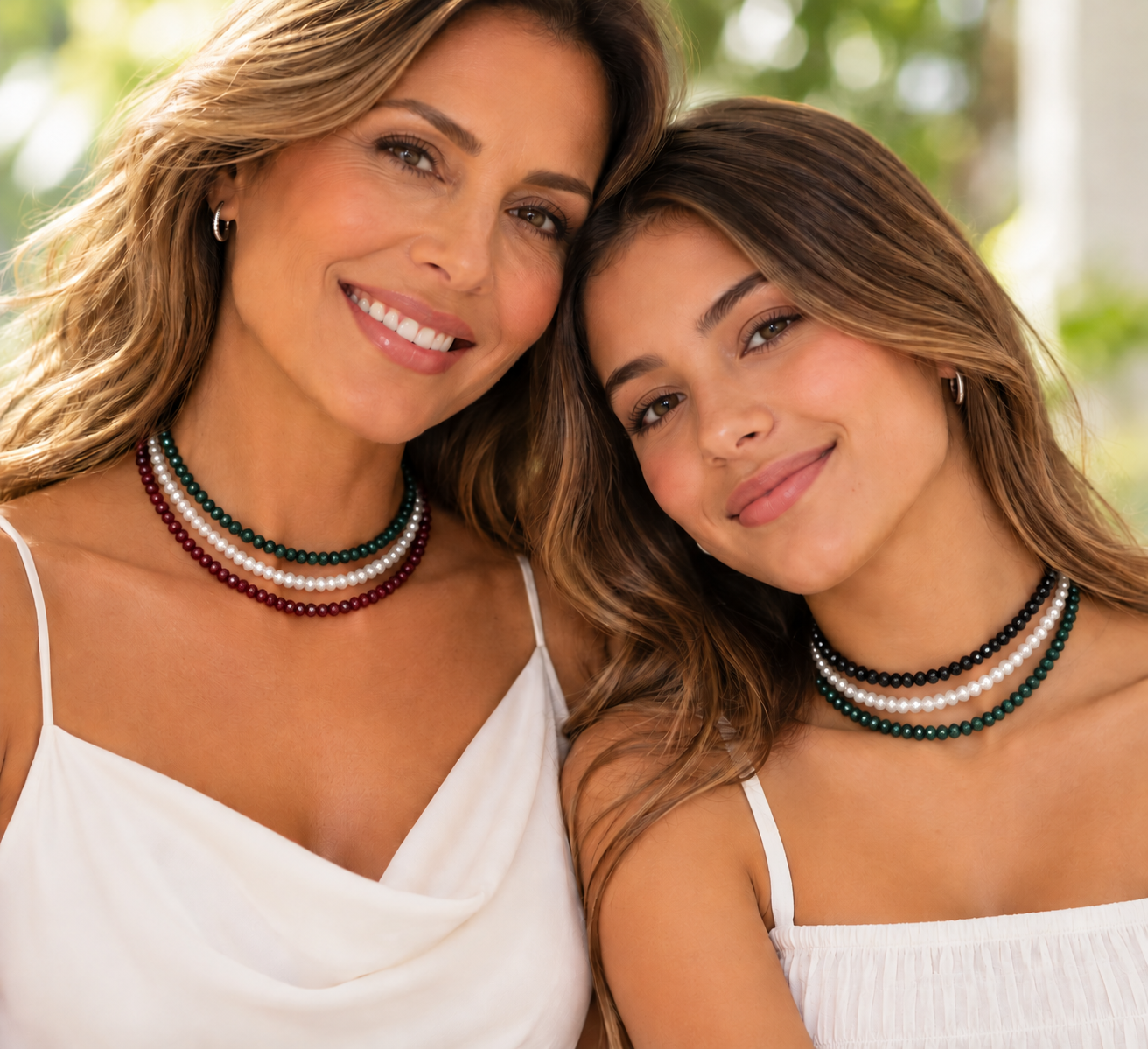 Crystal Beaded Choker Necklace for Women | Multiple Colors