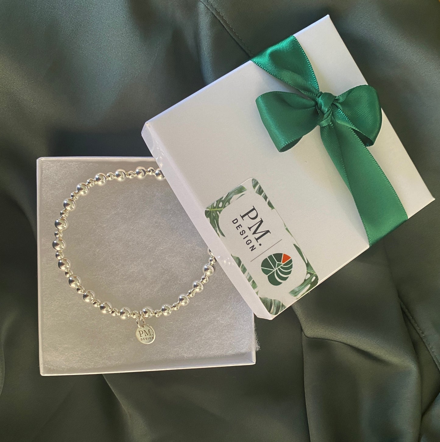 Sterling silver pearl bracelet and earrings set bridesmaid gift delicate bridal jewelry for bride or mother of the bride