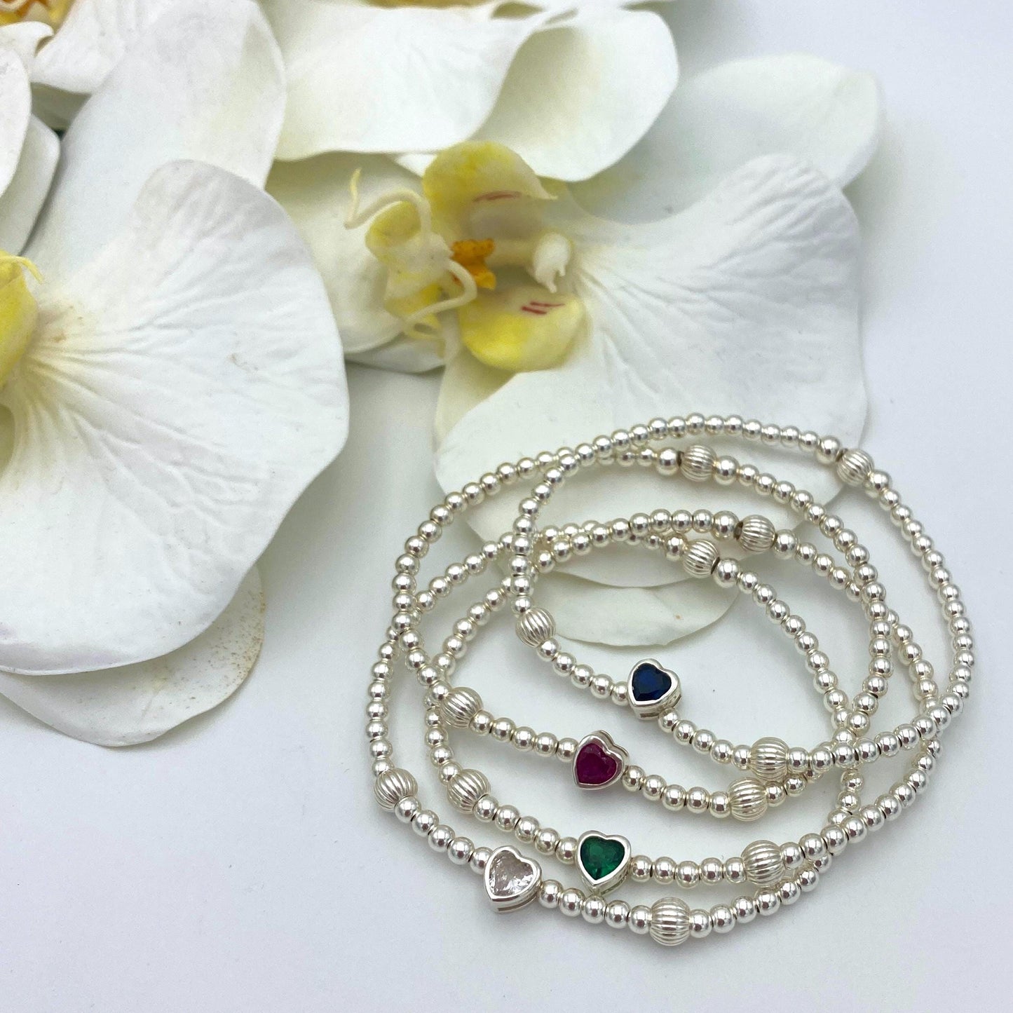 Sterling silver crystal heart color women meaning bracelet wedding love gift bridesmaid accessory jewelry Mom lovely crystal elegant gift