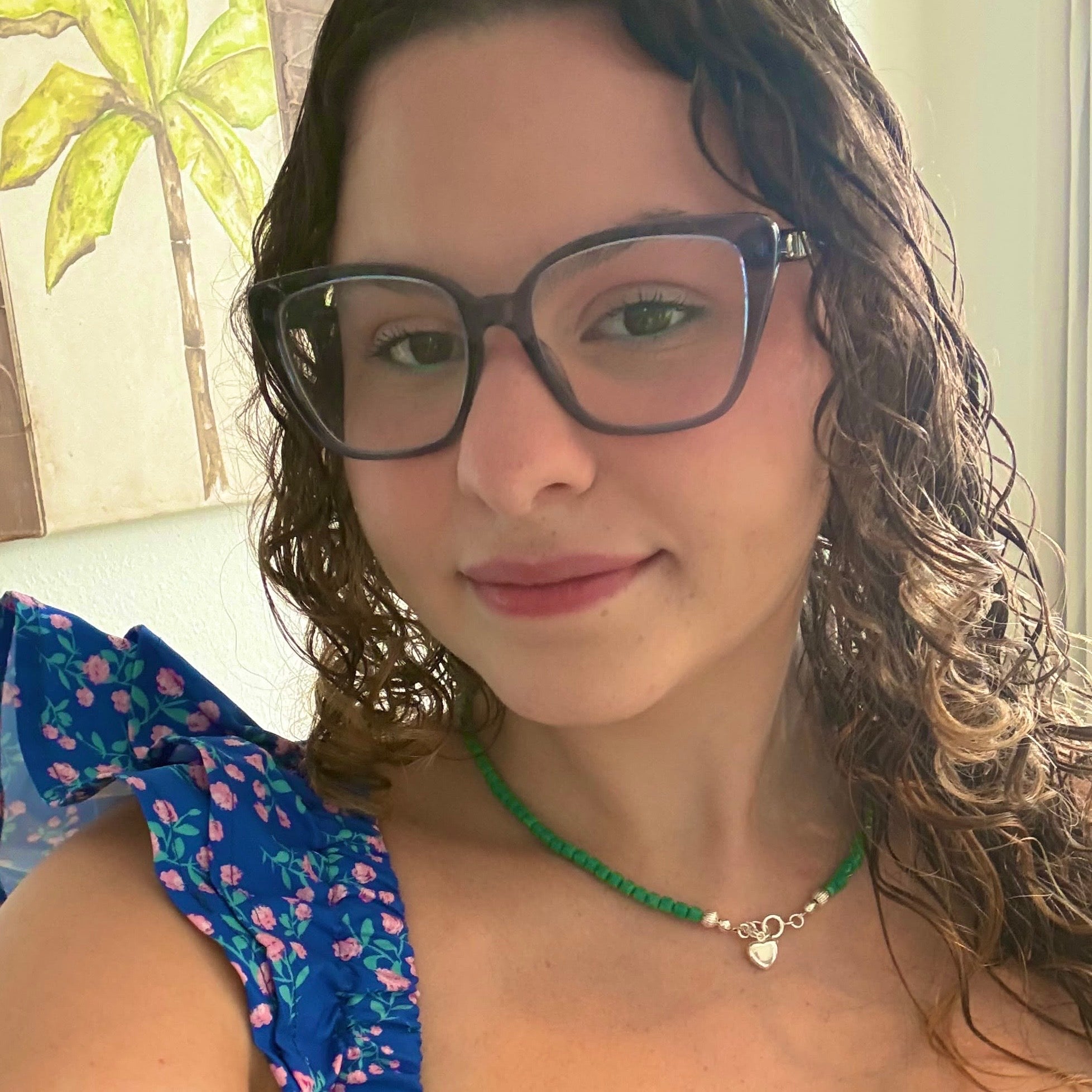 Green Crystal Necklace and Bracelet Set