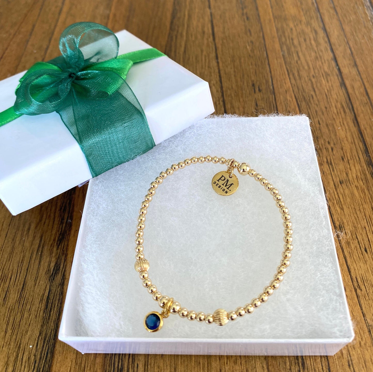 Gold birthstone earrings personalized jewelry gift for mom or her